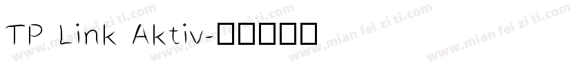 TP Link Aktiv字体转换
